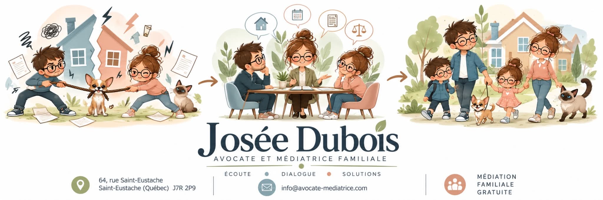 Josée Dubois, avocate et médiatrice familiale